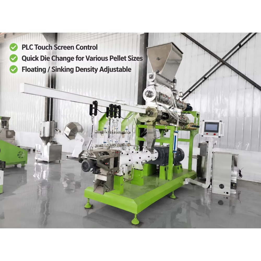 Twin Screw Pet Food Extruder M - đánh giá và giá Fish Food