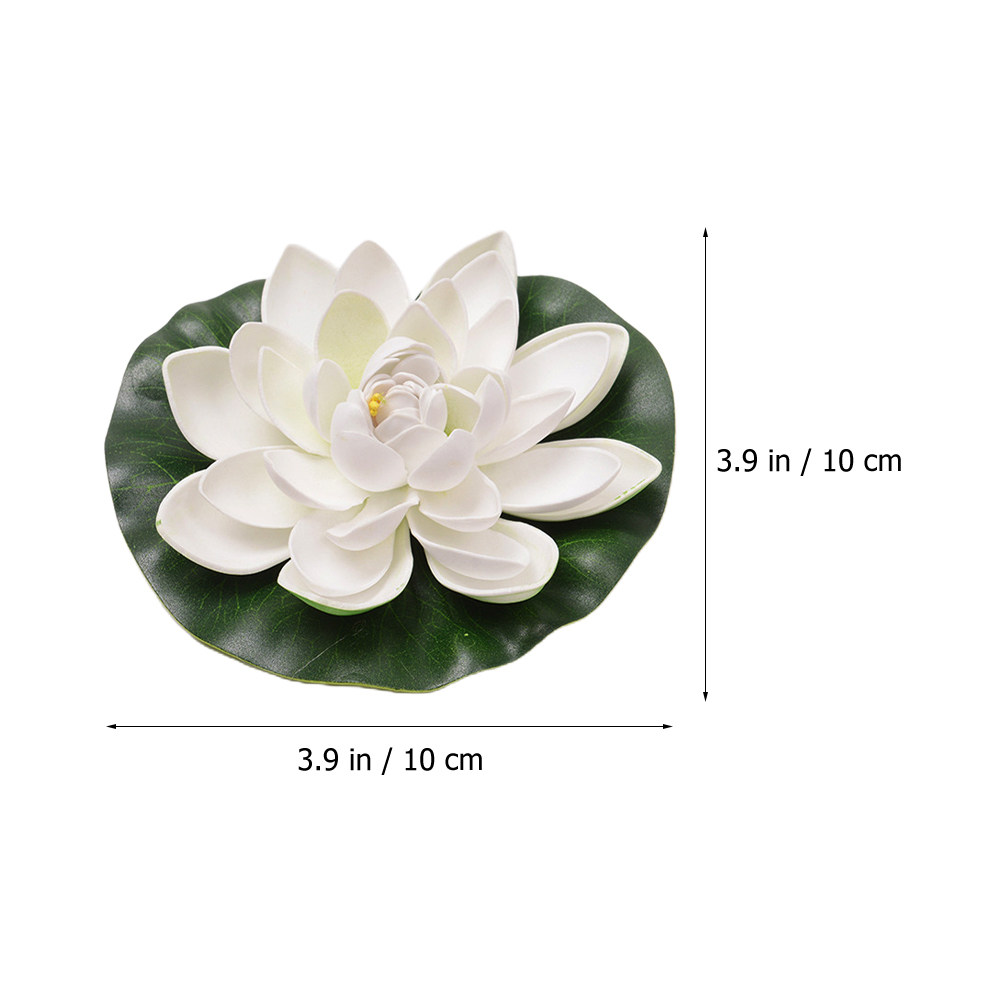 8Pcs Simulation Lotus Floating - đánh giá và giá Aquarium Plants