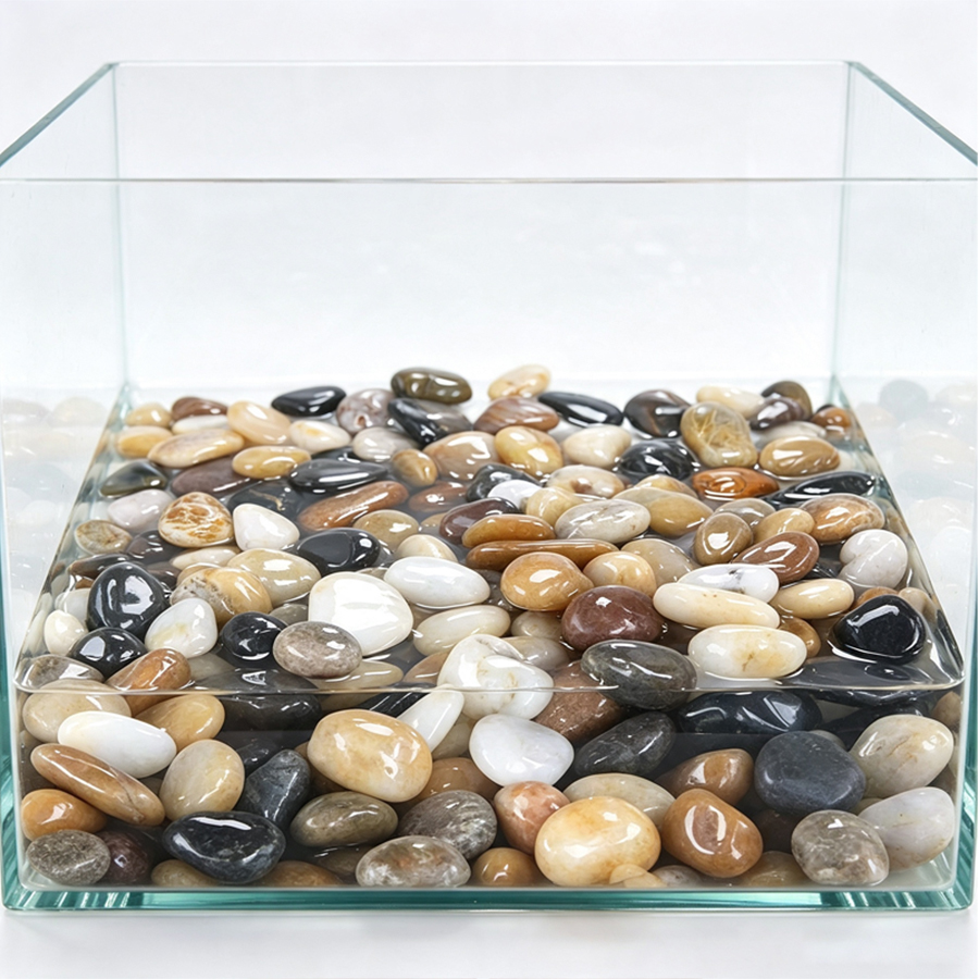 300-700g Smooth River Pebbles, - đánh giá và giá Aquarium Plants