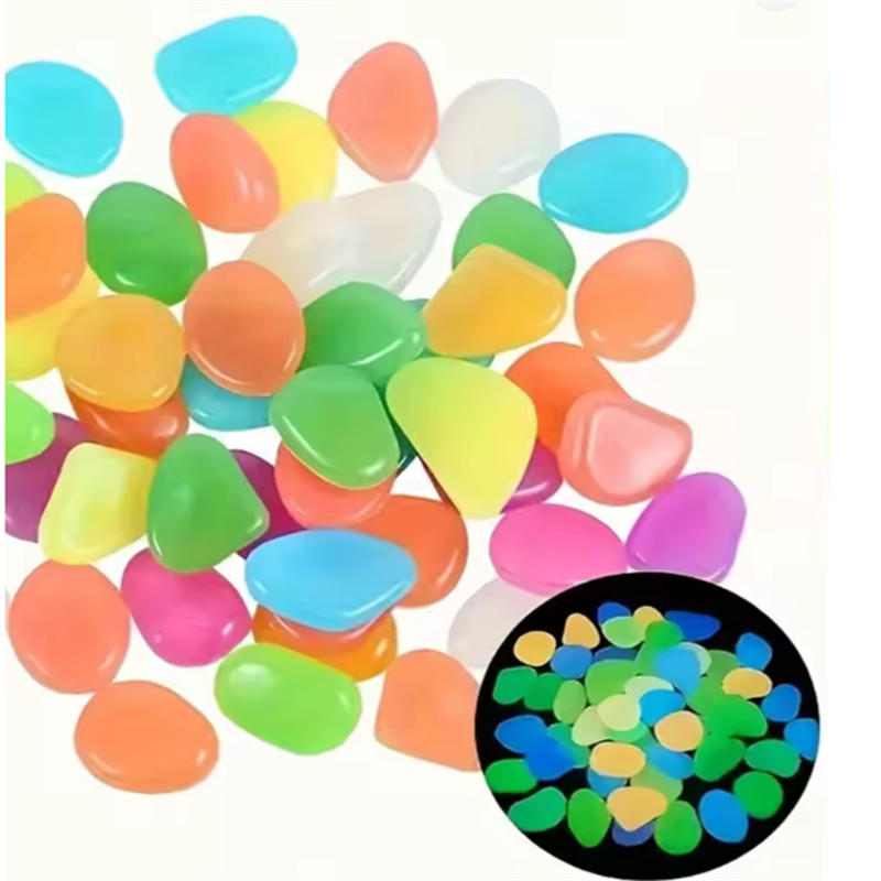 200pcs 1cm glow in dark pebble - đánh giá và giá Aquarium Plants