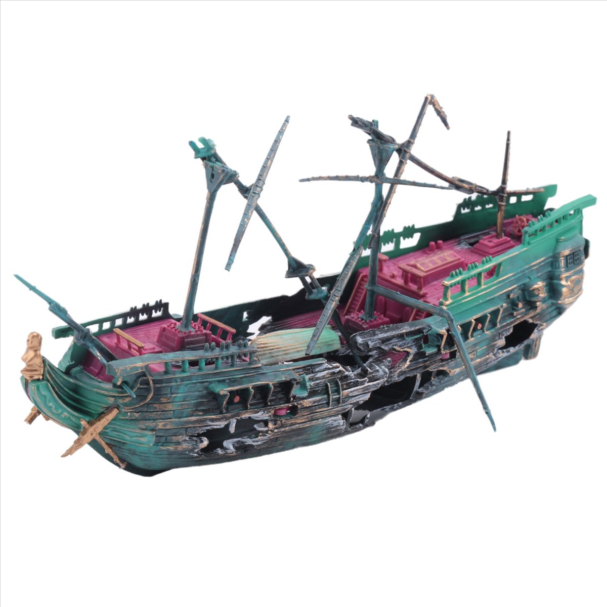 【ABFS】Large Aquarium Shipwreck - đánh giá và giá Aquarium Decor