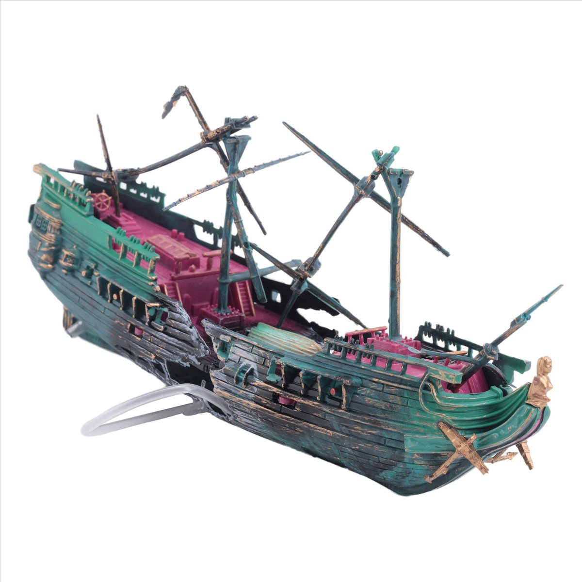 【ABFS】Large Aquarium Shipwreck - đánh giá và giá Aquarium Decor