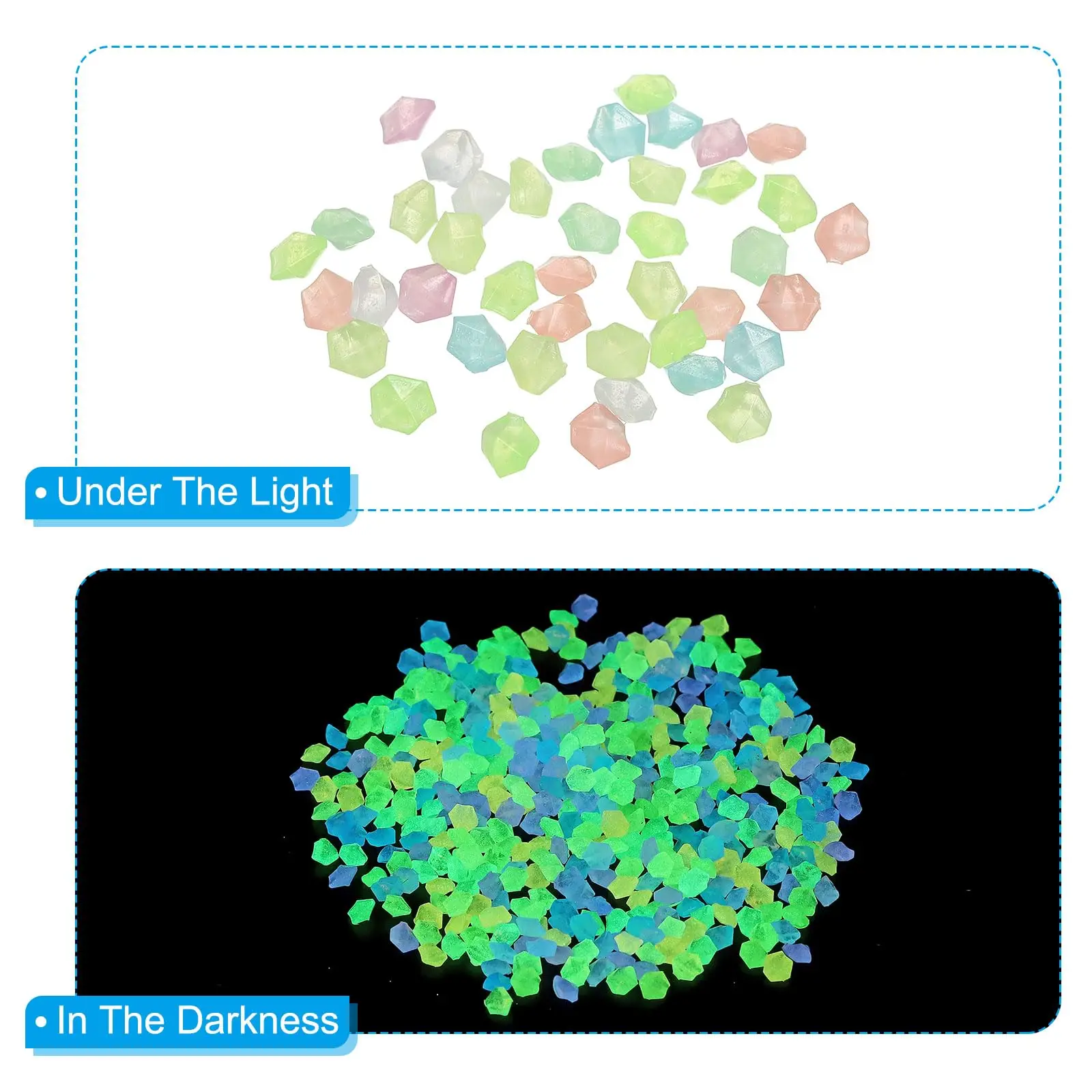 1000Pcs Luminous Sand Glow In  - đánh giá và giá Fish Aquarium Home