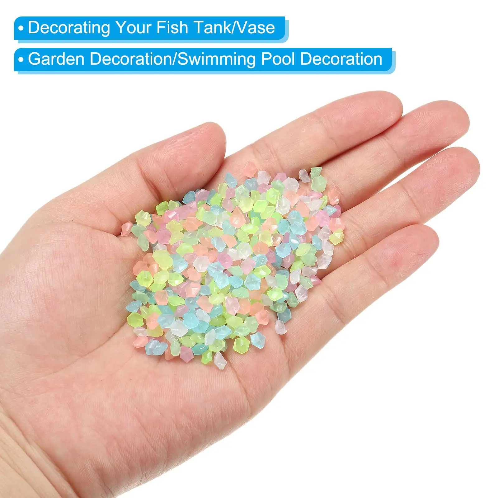 1000Pcs Luminous Sand Glow In  - đánh giá và giá Fish Aquarium Home