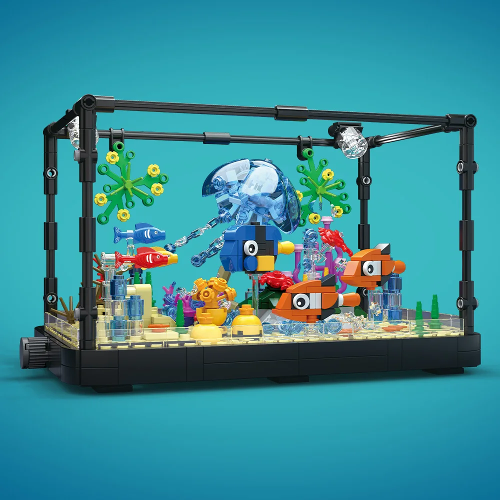 Fish Tank Building Block Set w - đánh giá và giá Fish Aquarium Home