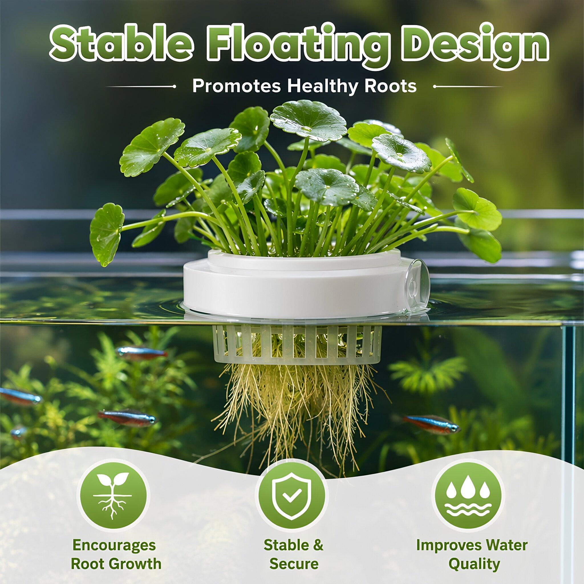 4pcs Floating Aquarium Plant B - đánh giá và giá Aquarium Plants