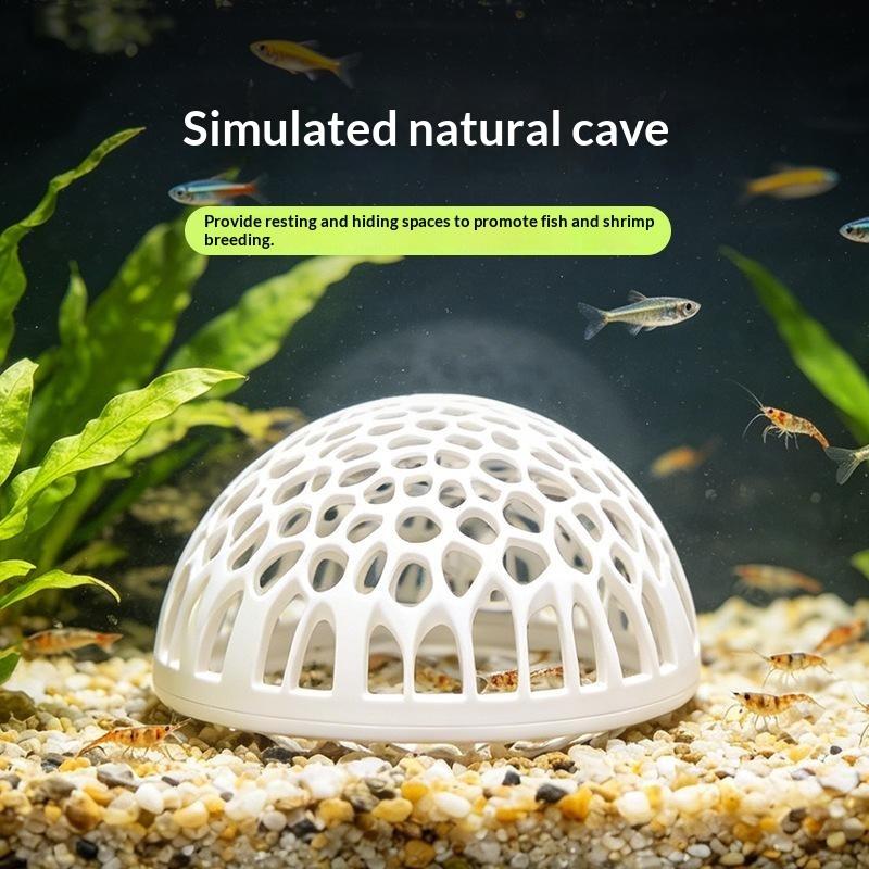 New Aquarium shrimp house Cave - đánh giá và giá Betta Fish Tank