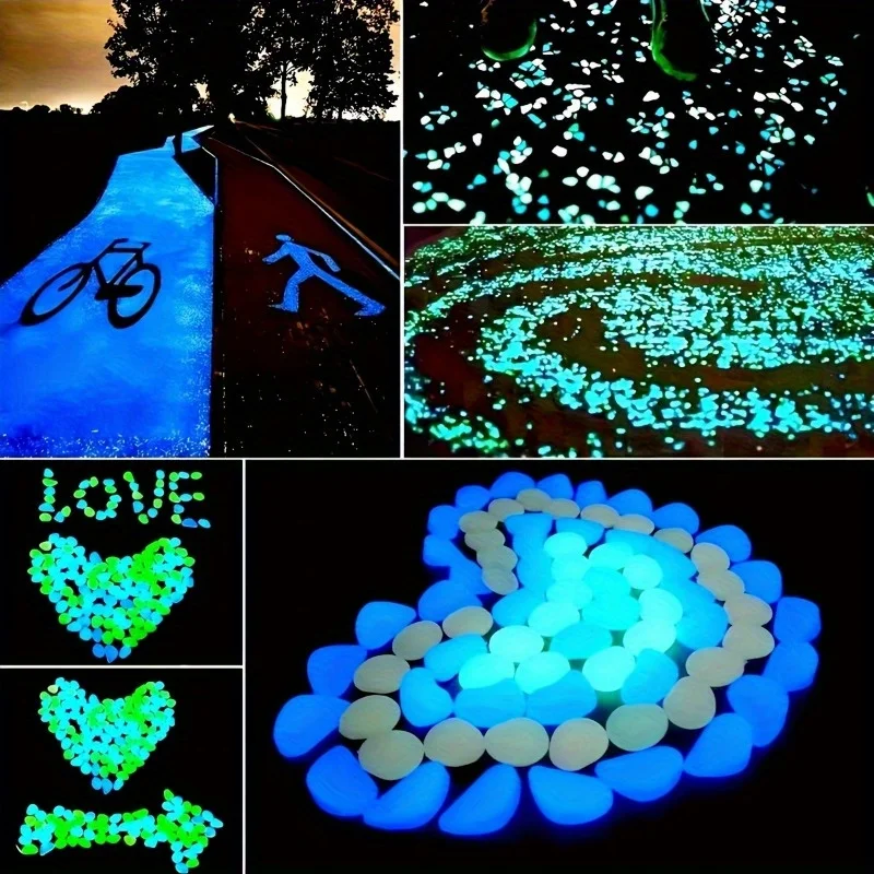 500Pcs Glow in The Dark Garden - đánh giá và giá Fish Tank Gravel