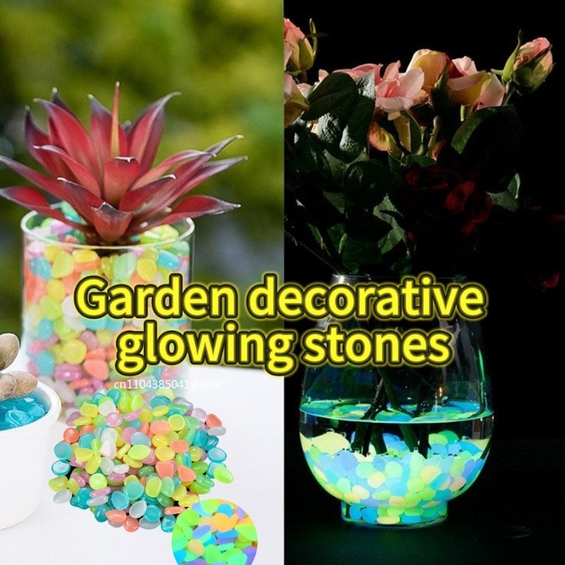 100-1000PCS Luminous Stone Gar - đánh giá và giá Fish Tank Gravel